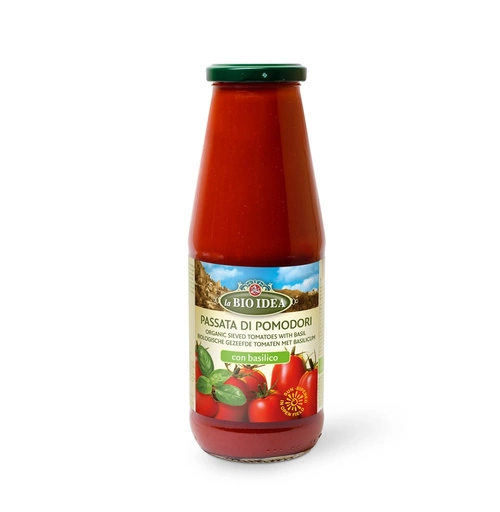 Sos Pomidorowy Passata z Bazylią 680 g - La BIO IDEA - EKO