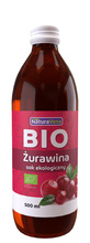 Sok z Żurawiny 100% 500 ml - NaturaVena (BIO)