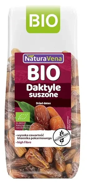 Daktyle suszone bezglutenowe 150 g - Naturavena (EKO)