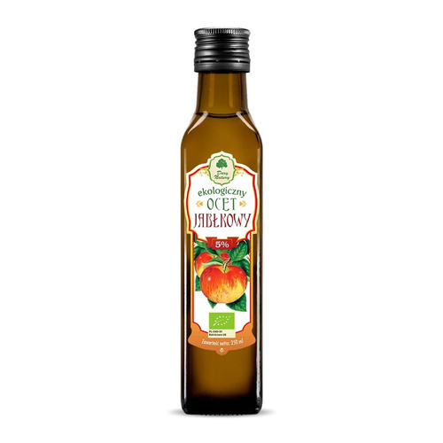 Ocet jabłkowy 5 % niefiltrowany 250 ml - Dary Natury (BIO)