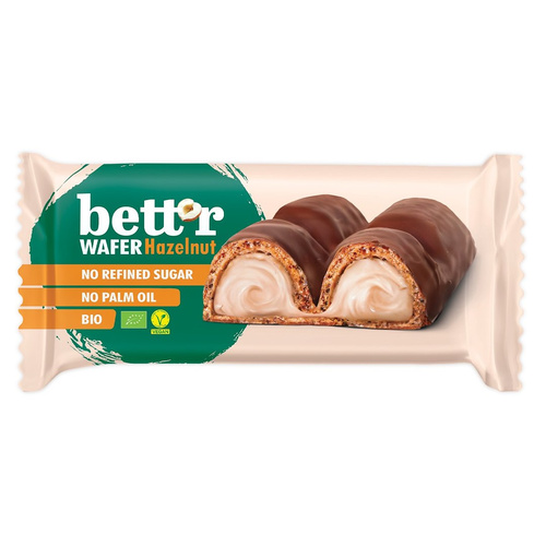Batonik z nadzieniem orzechowym w czekoladzie 30 g - bett'r (EKO)