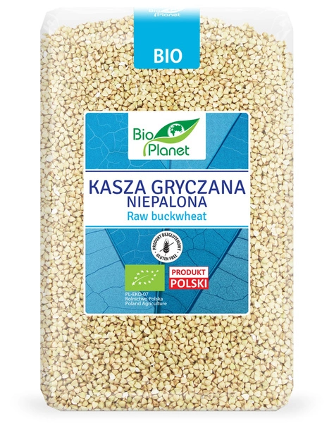 Kasza Gryczana Niepalona Bezglutenowa 2 kg - Bio Planet