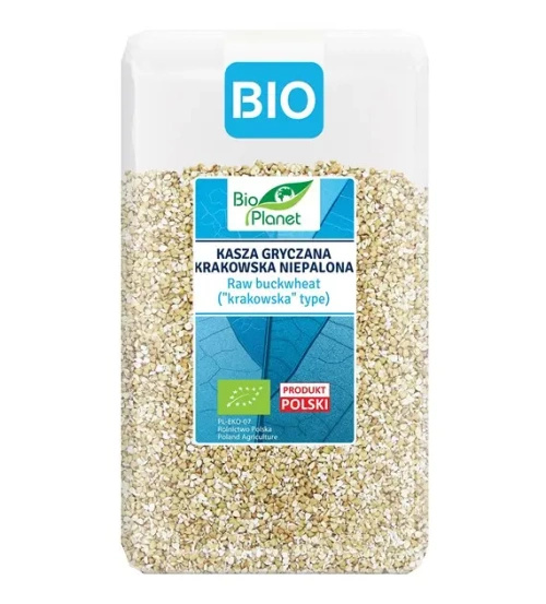Kasza gryczana krakowska niepalona 1 kg - Bio Planet (EKO)