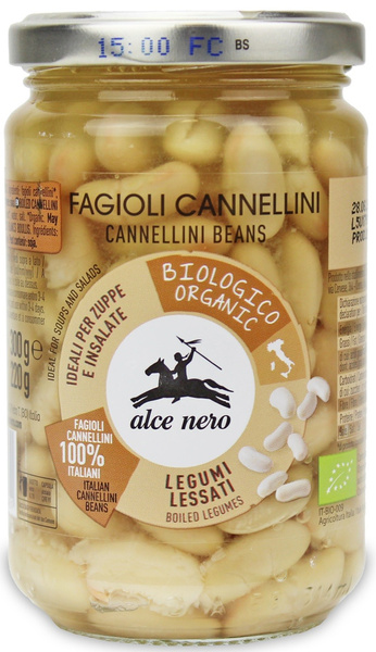 Fasola Cannellini w Zalewie 300g - Alce Nero