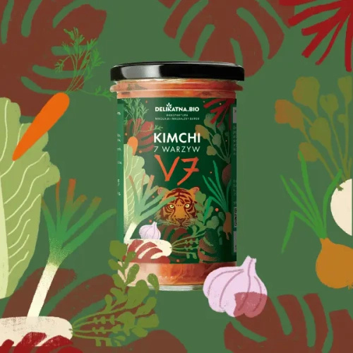 Kimchi 7 warzyw 540 g - Delikatna