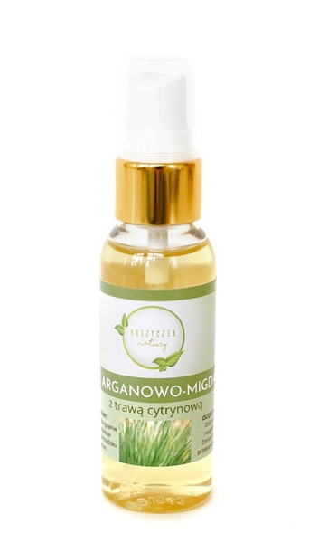 Olejek Arganowo - Migdałowy Z Trawą Cytrynową 50 Ml - Koszyczek Natury