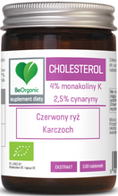 TABLETKI NA PRAWIDŁOWY POZIOM CHOLESTEROLU BIO 100 szt. (400 mg) - BE ORGANIC