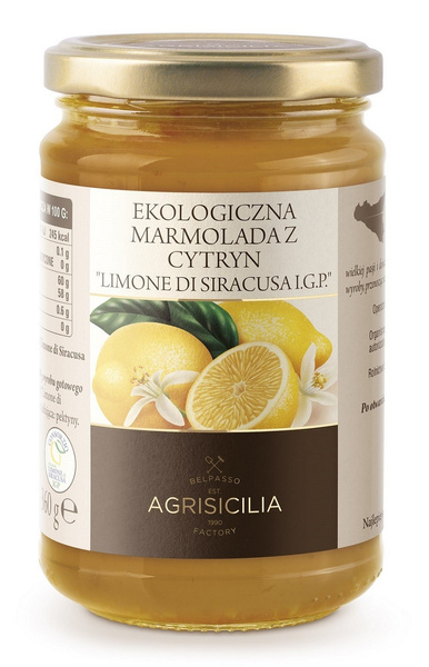 Marmolada z cytryn sycylijskich 360 g - Agrisicilia (EKO)