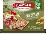 PIECZYWO CHRUPKIE ŻYTNIE RAZOWE Z SEZAMEM BIO 250 g - BURGER