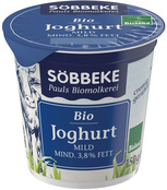 JOGURT NATURALNY (3,8 % TŁUSZCZU W MLEKU) BIO 150 g - SOBBEKE