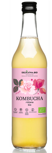 Kombucha Różana 500ml - Zakwasownia