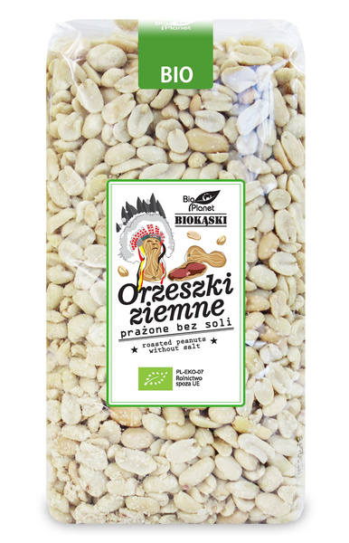 Orzeszki ziemne prażone1 kg - Bio Planet (EKO)