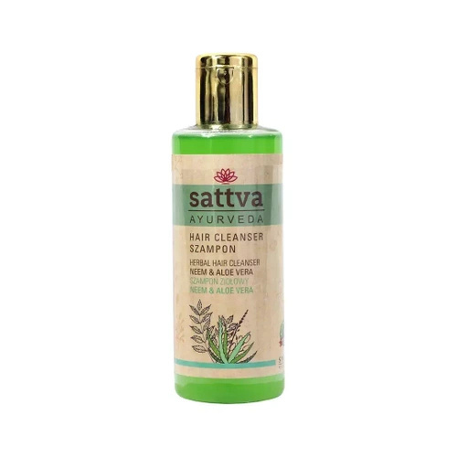 Szampon do włosów ziołowy neem i aloes 210 ml - Sattva