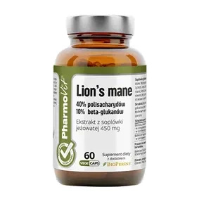 Grzyby lion's mane ekstrakt (450 mg) bezglutenowy 60 szt. - Pharmovit