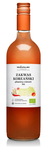 Zakwas Koreański Pikantny Z Kimchi Bio 700 Ml - Delikatna (Zakwasownia)