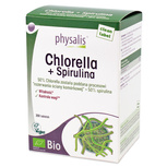 Chlorella i spirulina 200 szt. - Physalis (EKO)