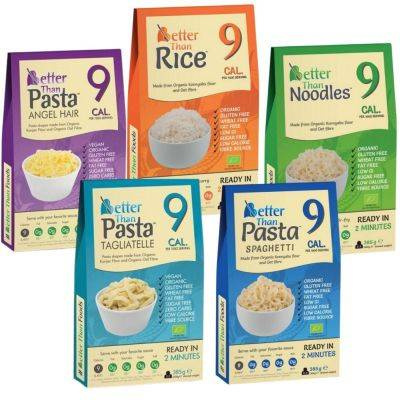 Makarony konjac 5 x 385 g - Better Than Food (EKO)