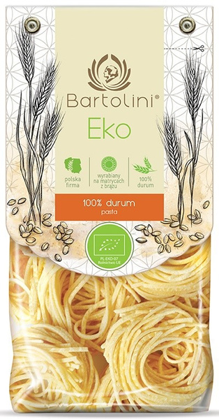 Makaron spaghetti gniazda semolinowy a'la chitarra 250 g - Bartolini (BIO)