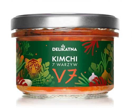 Kimchi 7 Warzyw 200 G - Delikatna (Zakwasownia)