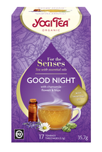 Herbatka dla zmysłów na dobranoc z olejkiem lawendowym "for the senses good night" (17 saszetek) 35,7 g - Yogi Tea (BIO)