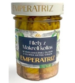 Makrela filety w oliwie z oliwek extra virgin 190 g (125 g) - Emperatriz (EKO)