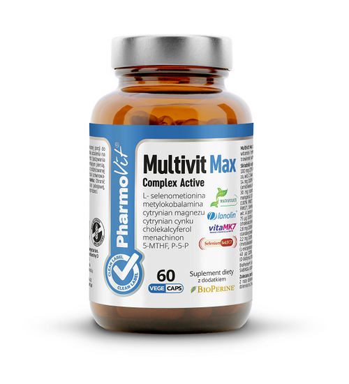 Multiwitaminy bezglutenowe 60 szt. - Pharmovit