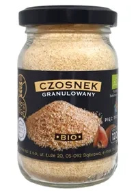 Czosnek granulowany bezglutenowy 120 g - Pięć Przemian (EKO)