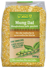 Fasola mung obrana połówki na dal 500 g - Rapunzel (EKO)