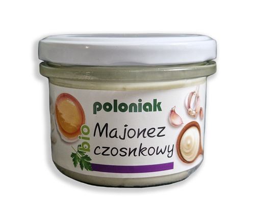 Majonez czosnkowy 200 ml - Poloniak (BIO)