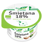 Śmietana 18 % 200 g - Bio Planet (BIO)