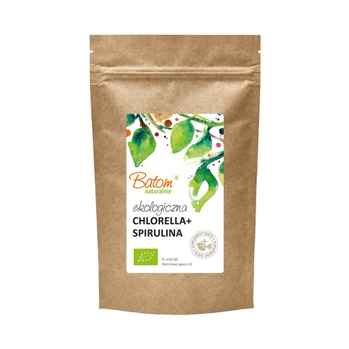 Chlorella i spirulina 500 szt. - Batom (EKO)