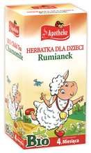 HERBATKA DLA DZIECI - RUMIANKOWA BIO (20 x 1 g) 20 g - APOTHEKE