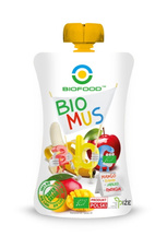 Mus Mango, Banan, Jabłko 90g - BIO FOOD