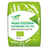 Mąka pszenna chlebowa (typ 750) 1 kg - Bio Planet (BIO)