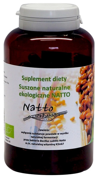 Sfermentowana Soja (Natto) Suszona Bio 120 Kapsułek  -  NATTO