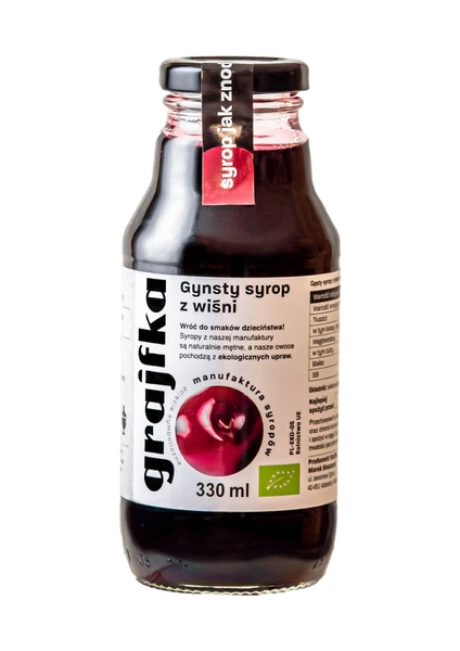 Syrop Z Wiśni Bio 330 Ml - Grajfka