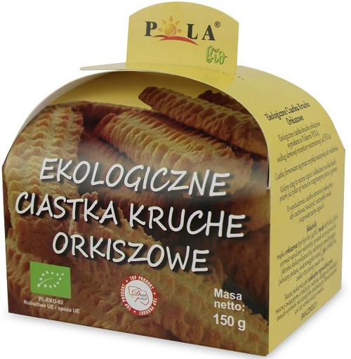 Ciastka kruche orkiszowe 150 g - Pola (BIO)