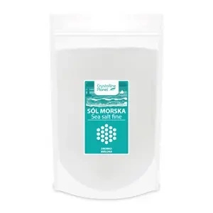 Sól morska drobno mielona 1 kg - Crystalline Planet