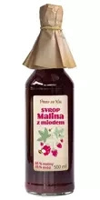 Syrop Malina Z Miodem 500 Ml  -  PROSTO ZE WSI