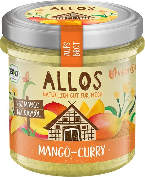 Pasta Kremowa z Mango i Curry Bezglutenowa 140g - Allos