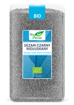 Sezam czarny niełuskany 1 kg - Bio Planet (EKO)
