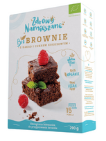 MIESZANKA NA BROWNIE Z KAKAO I CUKREM KOKOSOWYM BEZGLUTENOWA BIO 290 g - ZDROWO NAMIESZANE