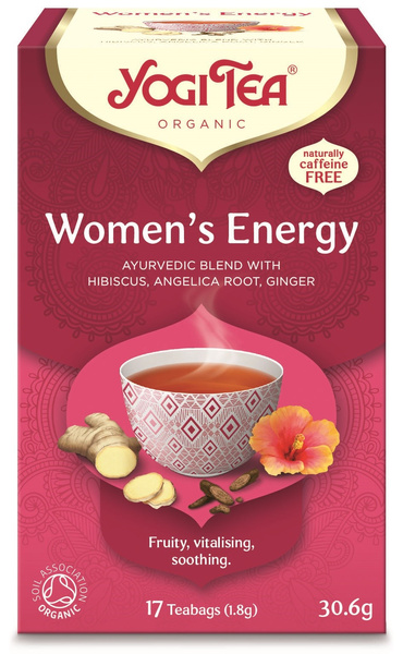 Herbatka dla kobiet energia "Women'S Energy" (17 saszetek) 30,6 g - Yogi Tea (BIO)