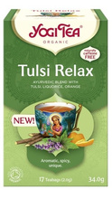 HERBATKA AJURWEDYJSKA TULSI RELAX BIO (17 x 2 g) 34 g - YOGI TEA