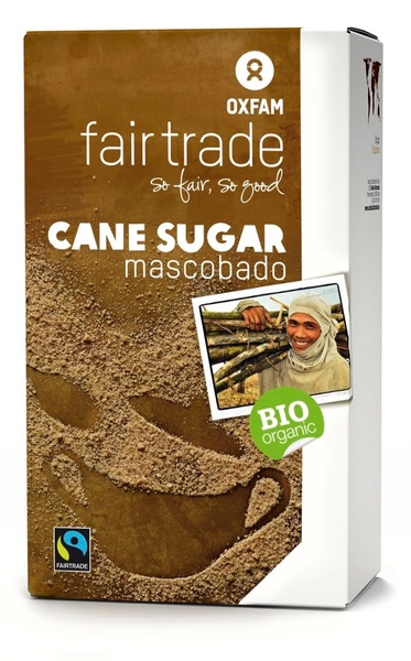 Cukier Trzcinowy Mascobado Filipiny Fair Trade Bio 1 Kg  -  OXFAM