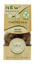 Ciastka z orzeszków ziemnych z żurawiną bezglutenowe 220 g - New Mountain