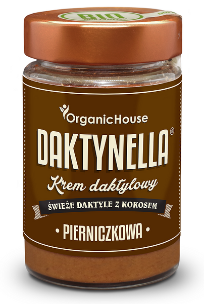 KREM KOKOSOWO - DAKTYLOWY PIERNICZKOWY BEZGLUTENOWY BIO 190 g - ORGANIC HOUSE (DAKTYNELLA)