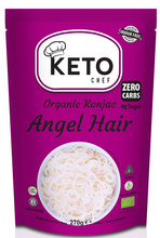 Makaron konjac angel hair bezglutenowy 270 g (200 g) - Keto Chef (EKO)
