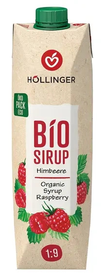 Syrop malinowy 1 l - Hollinger (EKO)