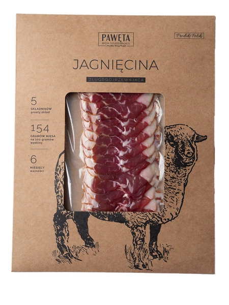 Jagnięcina Dojrzewająca Plastry 50 G - Pawęta